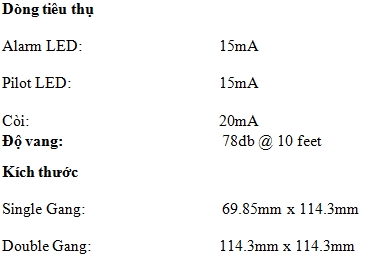 Phụ kiện của đầu báo DUCT DH-98