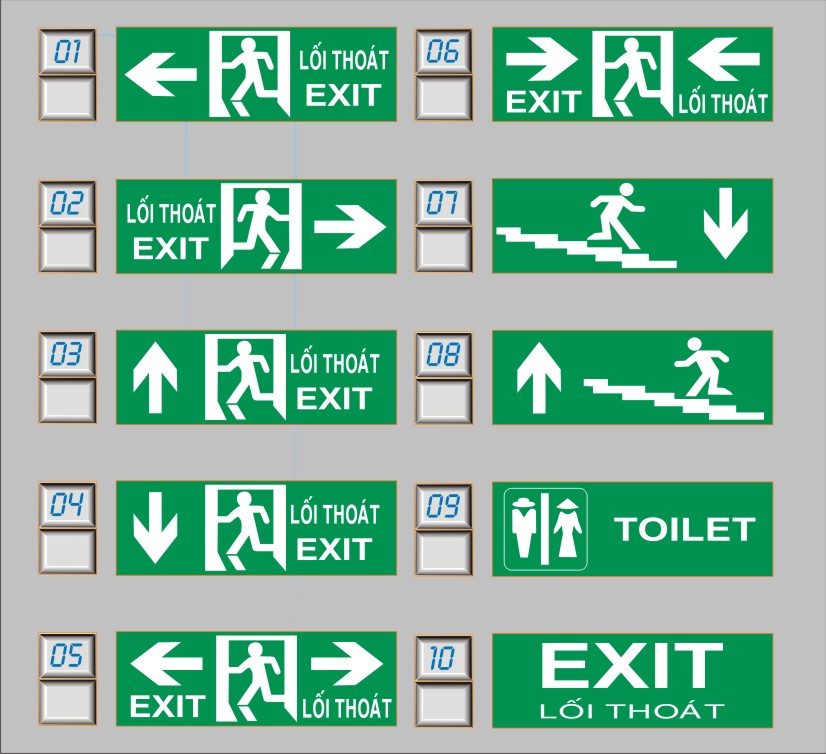 Đèn exit Kentom KT - 610 (KT - 620)