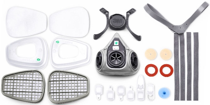 Mặt nạ phòng độc 3M 6200