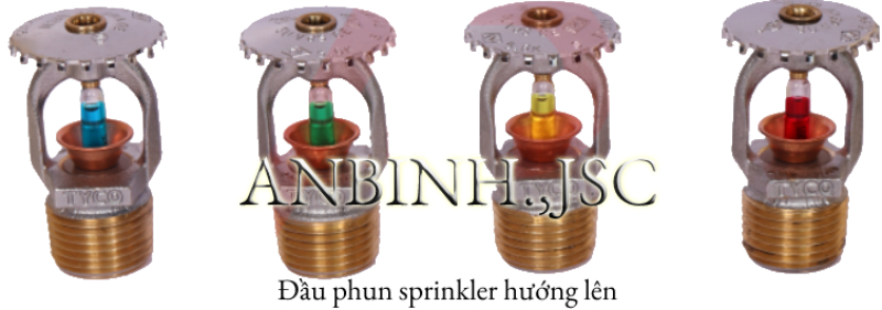 Phân loại đầu phun sprinkler qua hướng phun và vị trí lắp đặt
