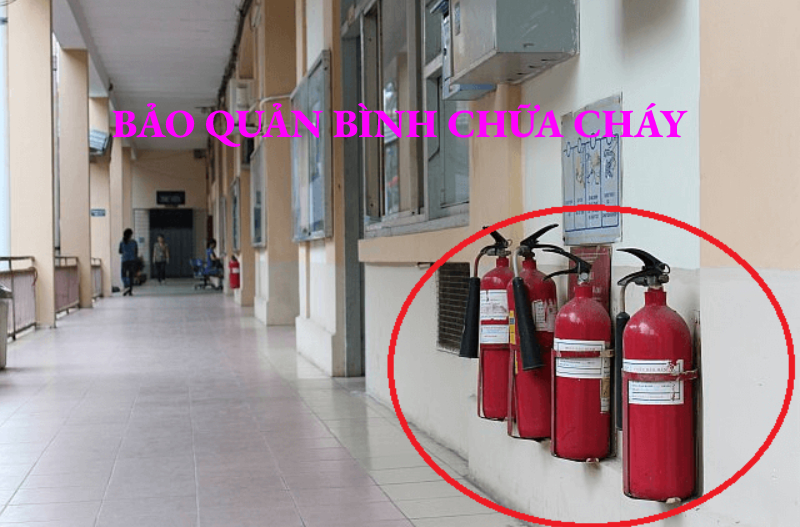 Cách bảo quản bình chữa cháy an toàn nhất
