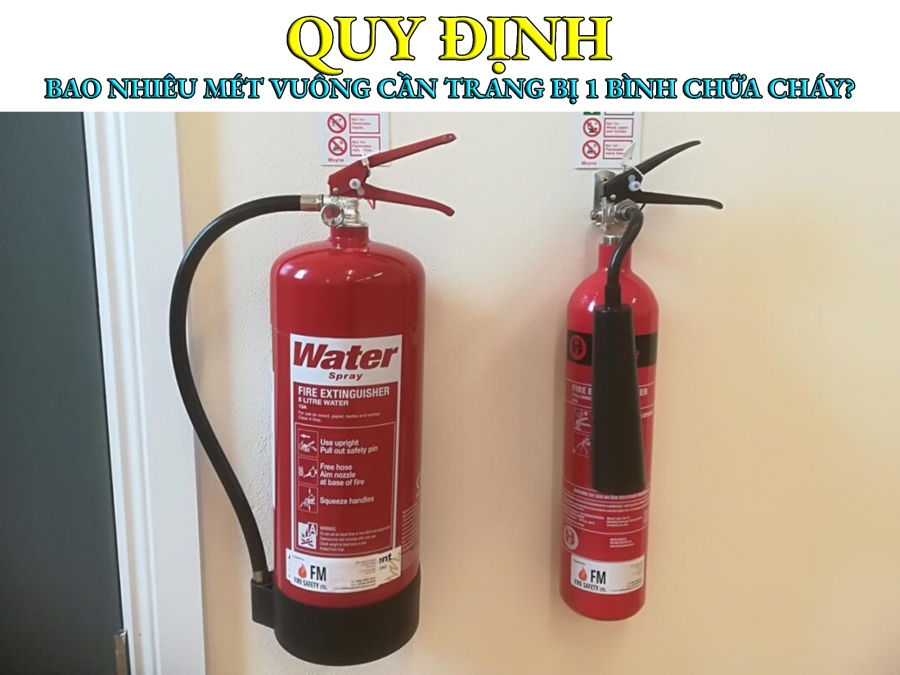  Quy định số bình chữa cháy thực tế ở các khu vực kinh doanh như thế nào?