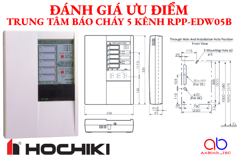 Đánh giá ưu nhược điểm của trung tâm báo cháy 5 kênh RPP-EDW05B