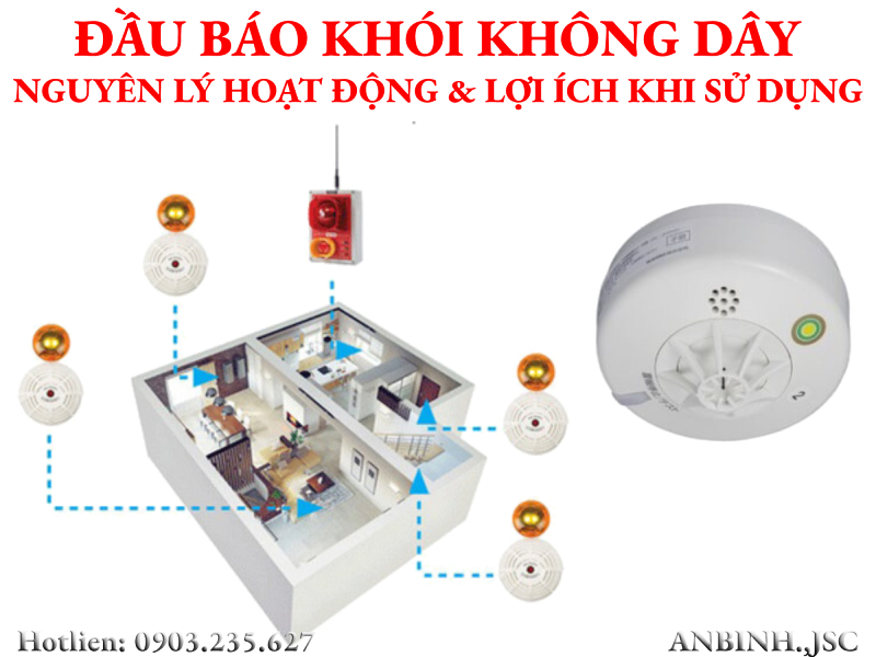 Đầu báo khói không dây là gì? Nguyên lý hoạt động?