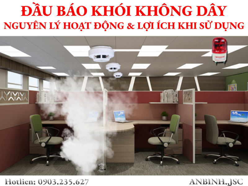 Đầu báo khói không dây là gì? Nguyên lý hoạt động?