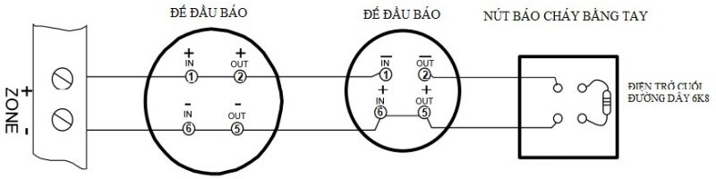 Sơ đồ đấu nối và hướng dẫn lập trình trung tâm báo cháy thường Hochiki HCV-2/4/8 (phần 1)