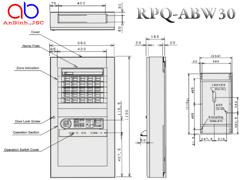 Hướng dẫn sử dụng trung tâm báo cháy 30 zone RPQ-ABW30