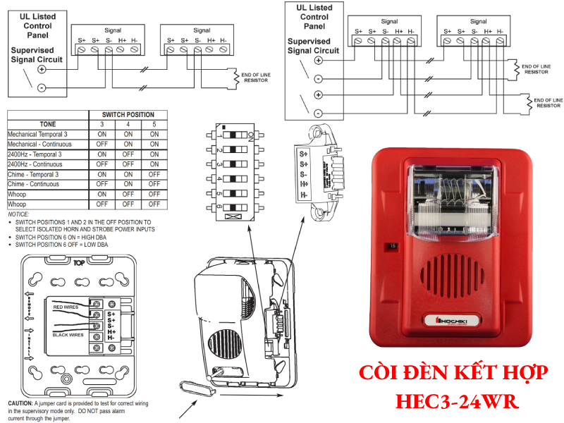 Tổng quan đèn báo cháy hochiki