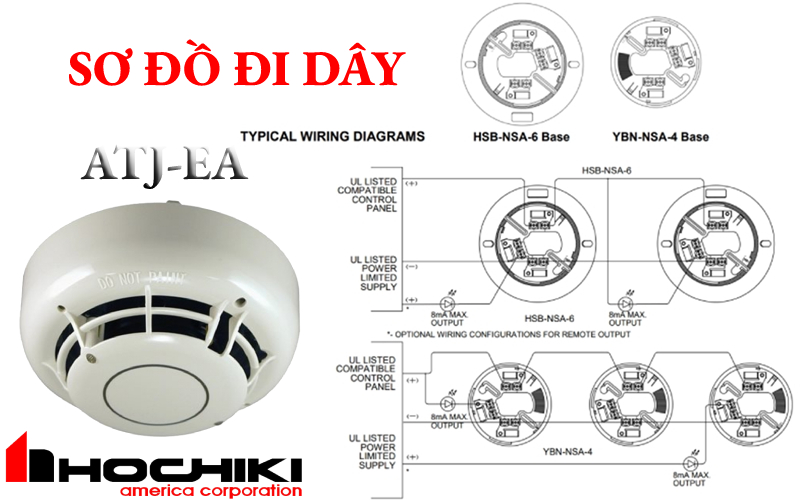 Hướng dẫn lắp đặt và sử dụng đầu báo nhiệt gia tăng cố định địa chỉ ATJ-EA