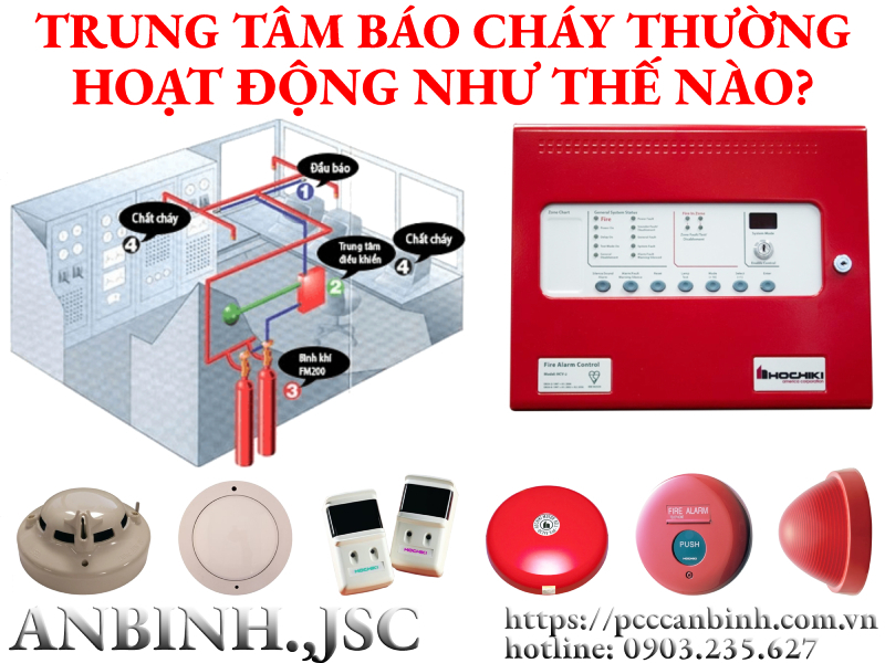 Trung tâm báo cháy thường hoạt động như thế nào?