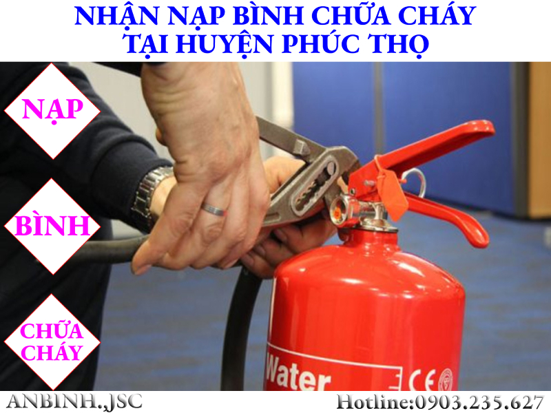 Nạp bình chữa cháy tại huyện Phúc Thọ