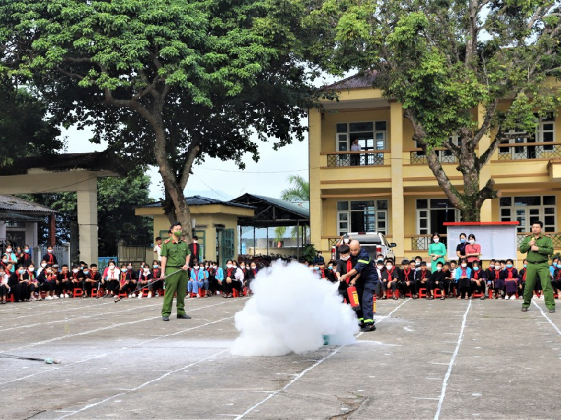 Tuyên truyền phòng chống cháy nổ trong trường học