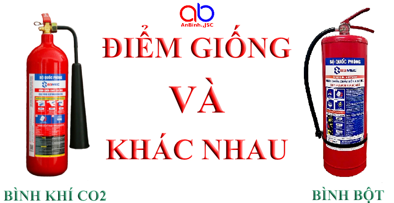 Bình chữa cháy bột và khí CO2 nên dùng loại nào tốt hơn?