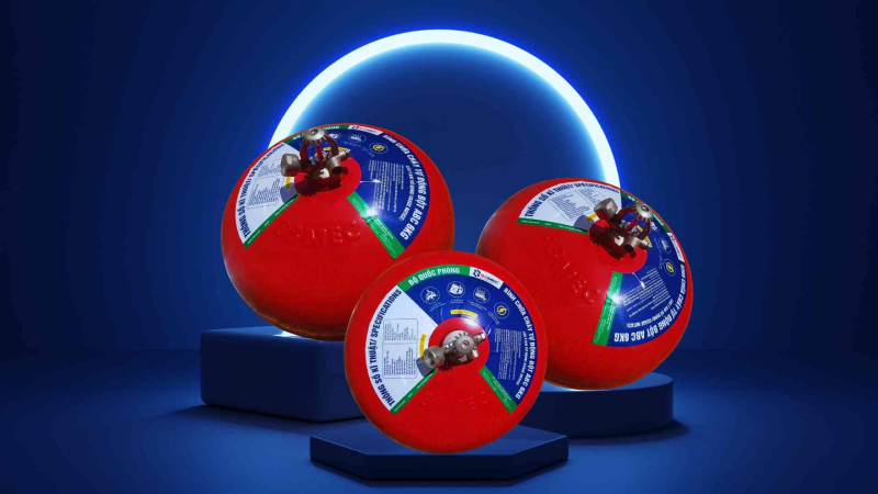 Bình Chữa Cháy Tự Động Bột ABC 83MEC