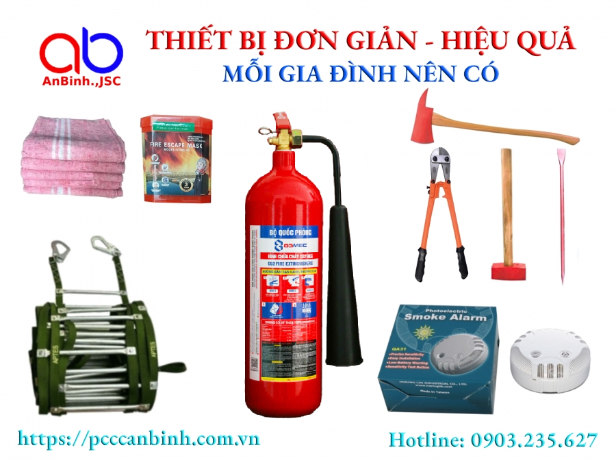 Những thiết bị PCCC đơn giản mà hiệu quả - mỗi gia đình nên có