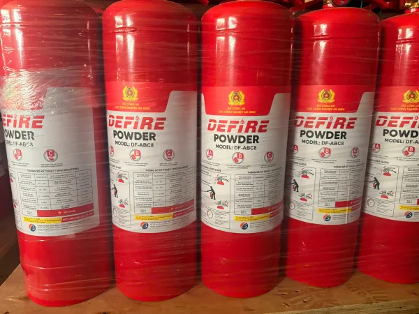 Bình chữa cháy bột ABC 8kg DeFire