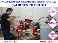 Kiểm tra và bảo dưỡng bình chữa cháy tại huyện Thanh Oai