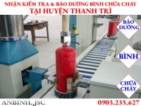 Kiểm tra và bảo dưỡng bình chữa cháy tại huyện Thanh Trì