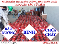 Kiểm tra và bảo dưỡng bình chữa cháy tại Quận Bắc Từ Liêm