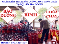 Kiểm tra và bảo dưỡng bình chữa cháy tại Quận Hà Đông