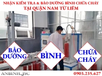 Kiểm tra và bảo dưỡng bình chữa cháy tại Quận Nam Từ Liêm