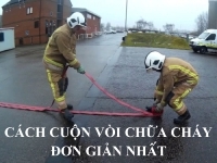 Cách CUỘN vòi chữa cháy đơn giản nhất