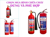 Các tiêu chí để chọn mua bình chữa cháy