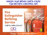 Nạp bình chữa cháy tại huyện Chương Mỹ