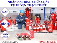 Nạp bình chữa cháy tại huyện Thạch Thất