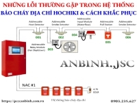Những lỗi thường gặp trong hệ thống báo cháy địa chỉ Hochiki và cách khắp phục