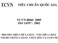 Tiêu chuẩn quy định yêu cầu và phương pháp thử đối với vòi chữa cháy hút bằng cao su và chất dẻo