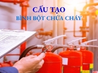 Thành phần, cấu tạo của bình bột chữa cháy gồm những gì?