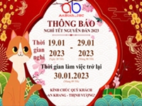 THƯ CẢM ƠN VÀ THÔNG BÁO NGHỈ TẾT NGUYÊN ĐÁN 2023