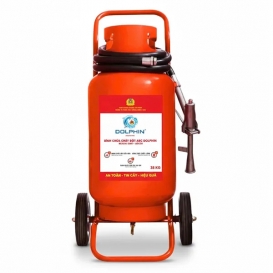 Bình chữa cháy xe đẩy bột ABC 35kg Dolphin