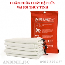 Chăn chữa cháy dập lửa vải sợi thủy tinh 2m x 2m