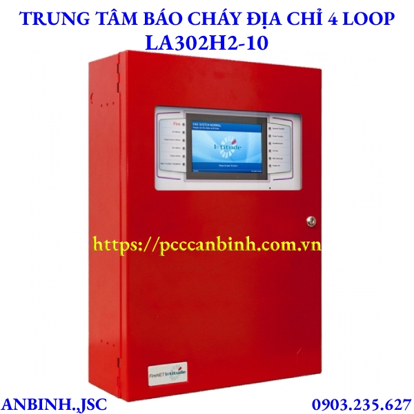 Trung tâm báo cháy địa chỉ 4 loop Hochiki Latitude LA302H2-10